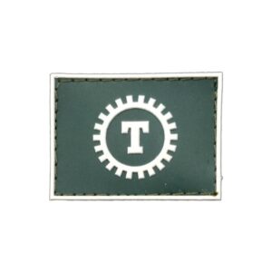 Quadro Técnico Temporário Gola Exército emborrachado verde com branco
