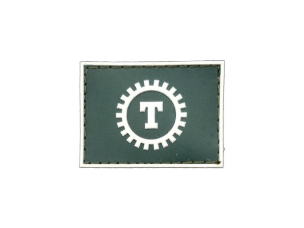 Quadro Técnico Temporário Gola Exército emborrachado verde com branco