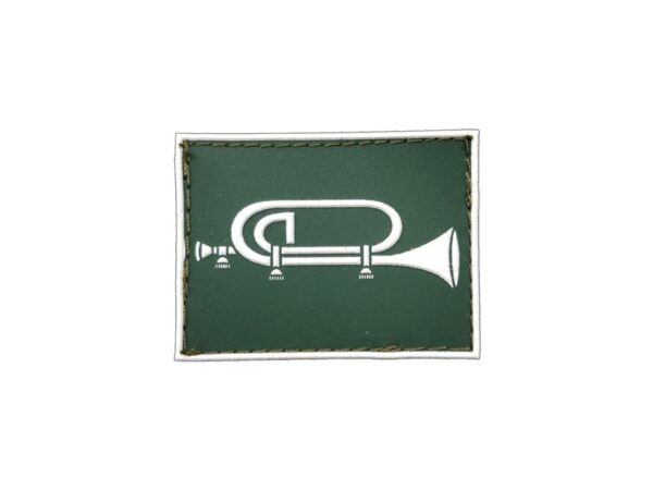 Clarim Gola Exército emborrachado verde com branco