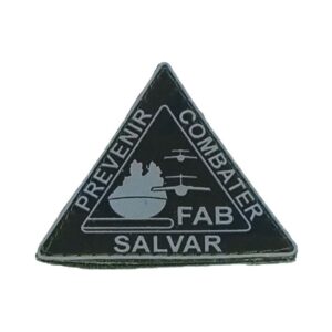 Prevenir Combater Salvar FAB, emborrachado camuflado com cinza