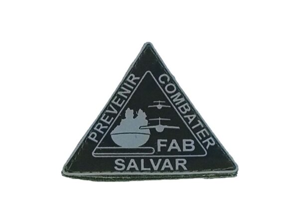 Prevenir Combater Salvar FAB, emborrachado camuflado com cinza