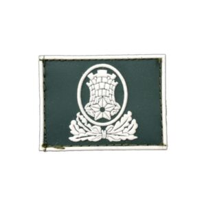 Escola Preparatória de Cadetes do Exército Gola emborrachado verde com branco