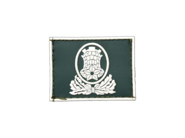 Escola Preparatória de Cadetes do Exército Gola emborrachado verde com branco