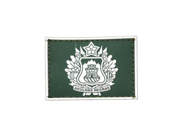 Academia Militar das Agulhas Negras Gola Exército emborrachado verde com branco