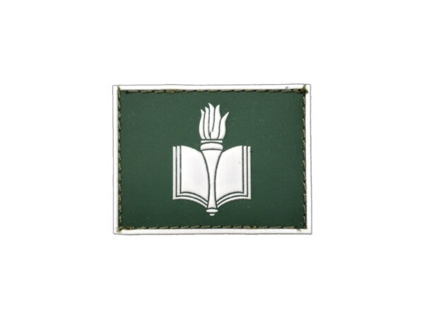 Capelão Protestante Gola Exército emborrachado verde com branco