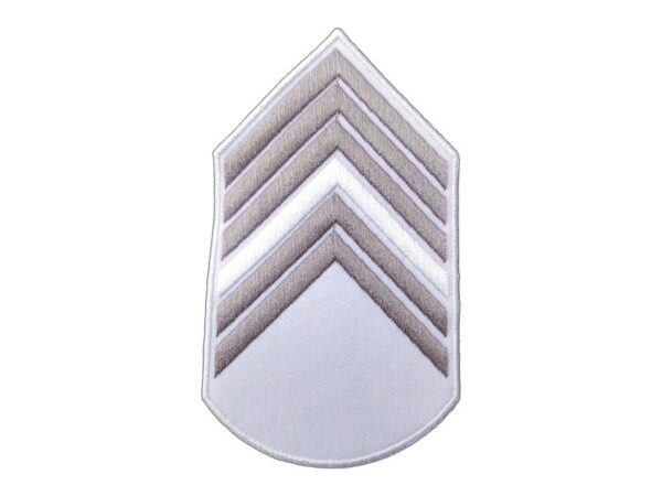 Divisa 1º Sargento, Branca com Cinza