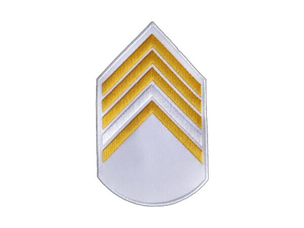 Divisa 2º Sargento, Branca com Amarelo