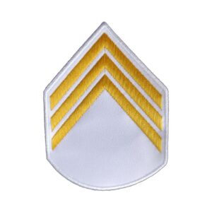 Divisa 3º Sargento, Branca e Amarelo