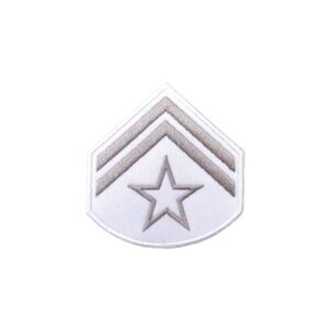 Divisa de Aluno Curso de Formação de Sargento(CFS), Branca com Cinza