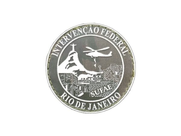 Intervenção Federal Rio de Janeiro emborrachado cód. 1312
