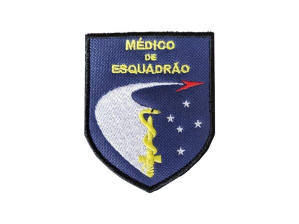 DOM Médico de Esquadrão colorido Bordado cód. BK2895C