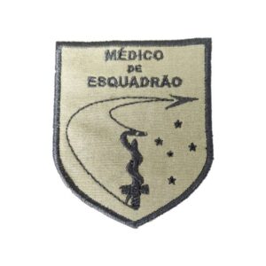 DOM Médico de Esquadrão verde Bordado cód. BK2895V