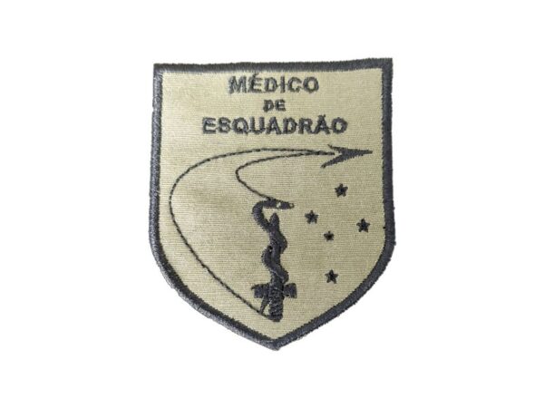 DOM Médico de Esquadrão verde Bordado cód. BK2895V