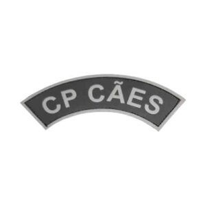 Tarjeta emborrachada CP Cães, preta com cinza
