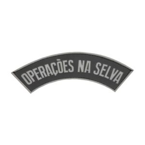 Tarjeta emborrachada Operações na Selva, preta com cinza