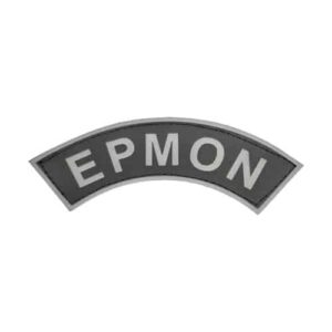 Tarjeta emborrachada EPMON, preta com cinza