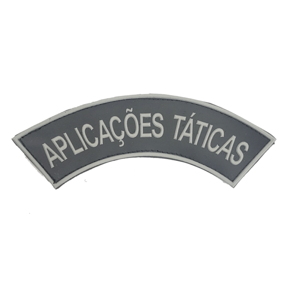 Tarjeta emborrachada Aplicações Táticas, preta com cinza