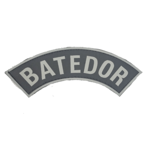 Tarjeta emborrachada Batedor, preta com cinza