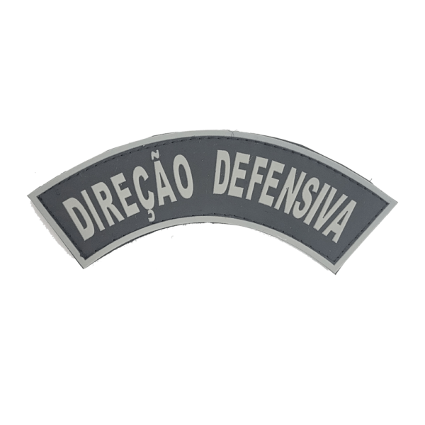 Tarjeta emborrachada Direção Defensiva, preta com cinza