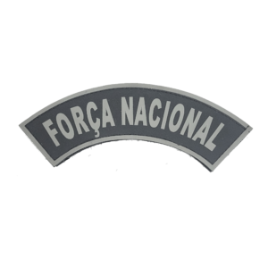 Tarjeta emborrachada Força Nacional, preta com cinza