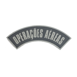 Tarjeta emborrachada Operações Aéreas, preta com cinza