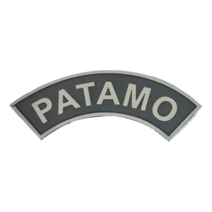 Tarjeta emborrachada Patamo, preta com cinza. Cód. 594