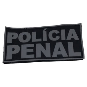 Tarjeta emborrachada POLÍCIA PENAL peito colete 10 x 5 cm
