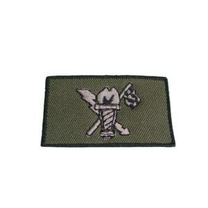 Distintivo Auxiliar de Precursor Paraquedista, bordado baixa visibilidade, 5x3cm