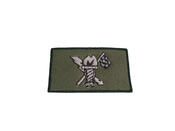 Distintivo Auxiliar de Precursor Paraquedista, bordado baixa visibilidade, 5x3cm