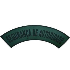 Tarjeta emborrachada segurança de autoridade, verde e preto, cód. bk 122