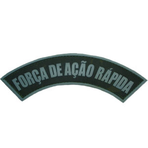 TARJETA EMBORRACHADA FORÇA DE AÇÃO RÁPIDO, CAMUFLADA, CÓD. BK 338